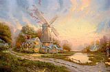 Thomas Kinkade The Wind Of The Spirit painting